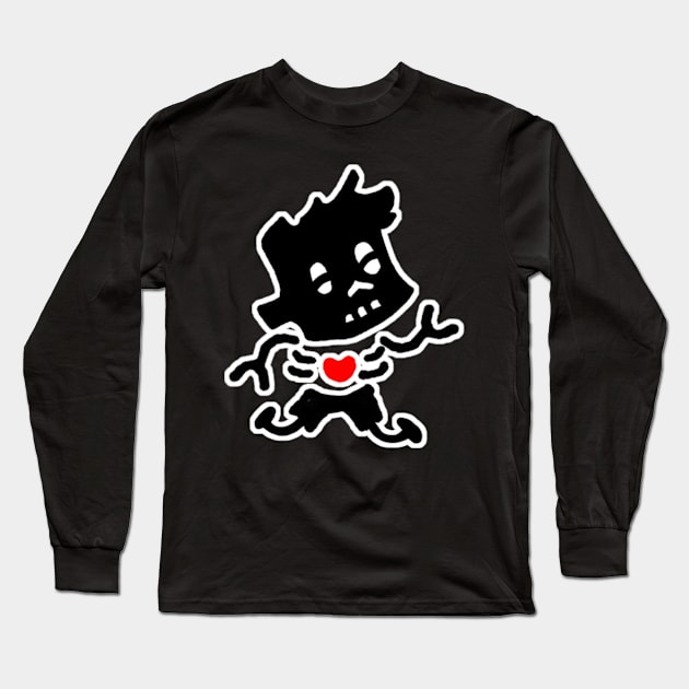 happy zombie boy. Long Sleeve T-Shirt by COOLKJS0